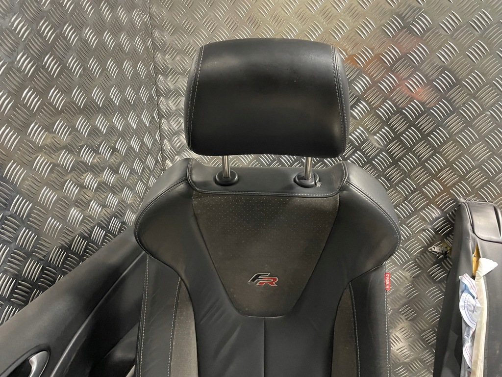 фото №5, Сиденья подогрев заднее сиденье обшивки салон кожа seat leon ii fr