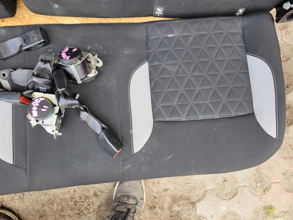 фото №11, Сидіння сидіння заднє сидіння спинка ремені dacia sandero ii stepway