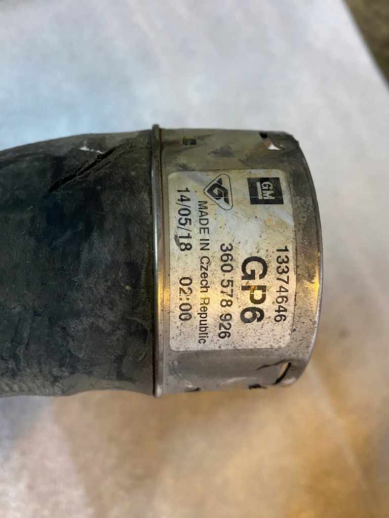 фото №3, Opel astra k v 1.4t шланг труба воздуха