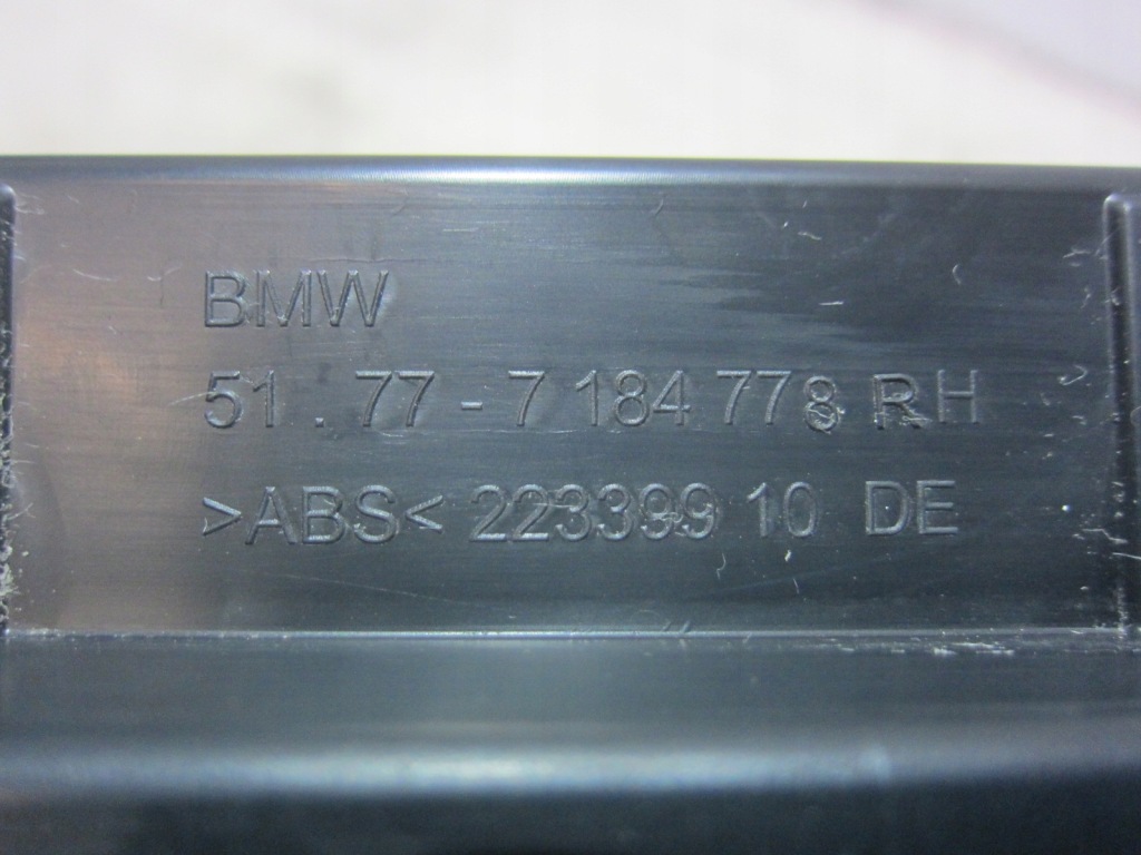 Bmw 5 f10 f11 кронштейн кронштейн  порога  правая сторона комплект  7184778 51777184778 Цена