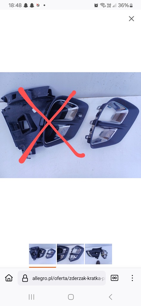 фото №4, Бампер решётка правая renault captur ii оригинал