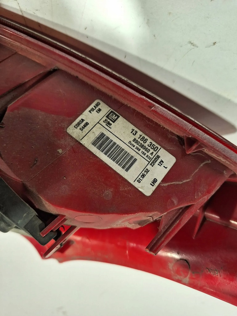 фото №6, Лампа задняя левая 13186350 opel corsa d 3d