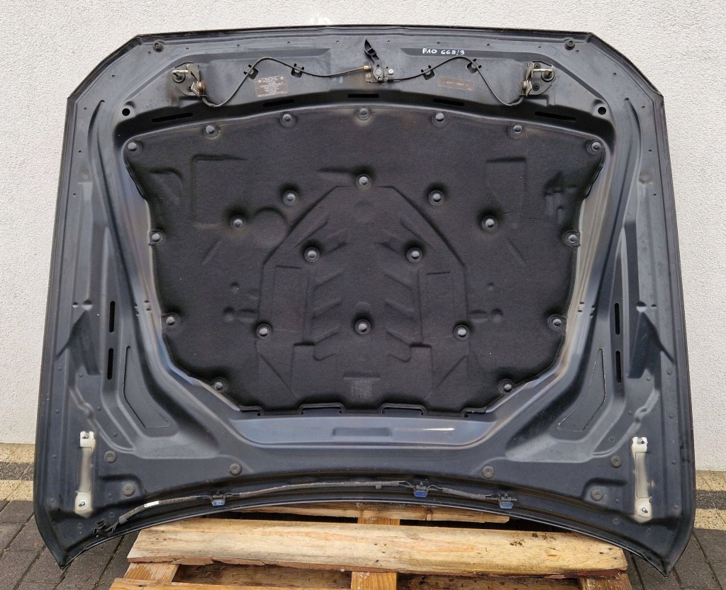 Bmw 5 f10 f11 10-17 капот крышка двигателя шумоизоляция 668/9 schwarz 2 Доставка