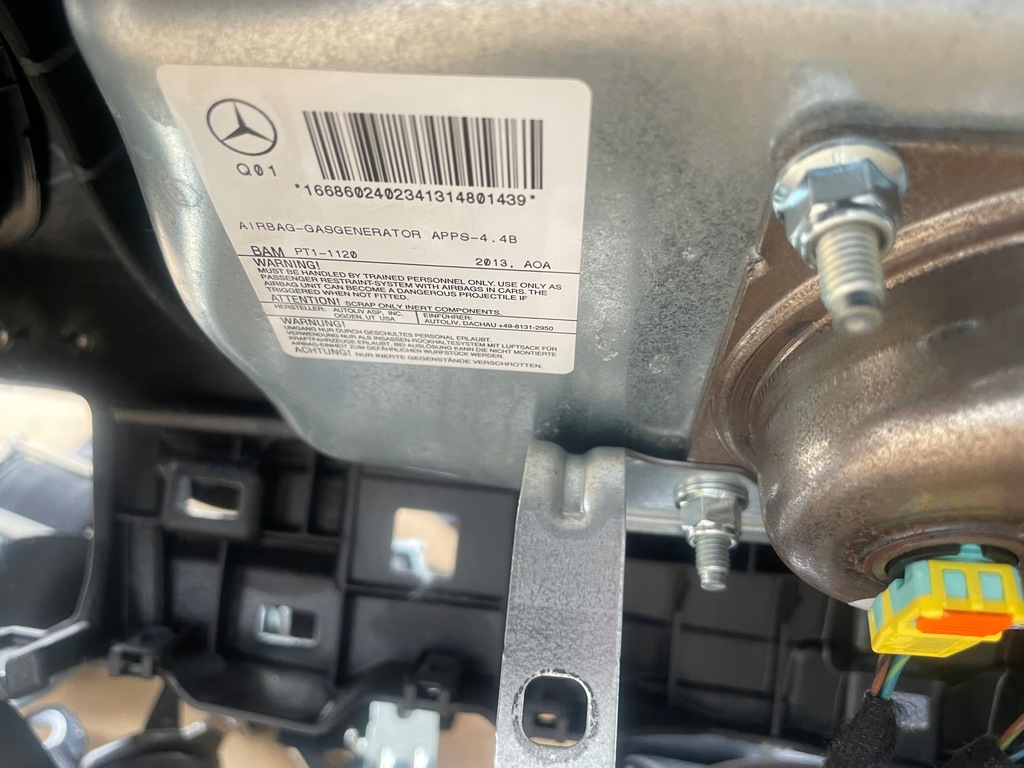 фото №14, Консоль подушка безпеки ремені mercedes w166 x166 gl комплект оригінал