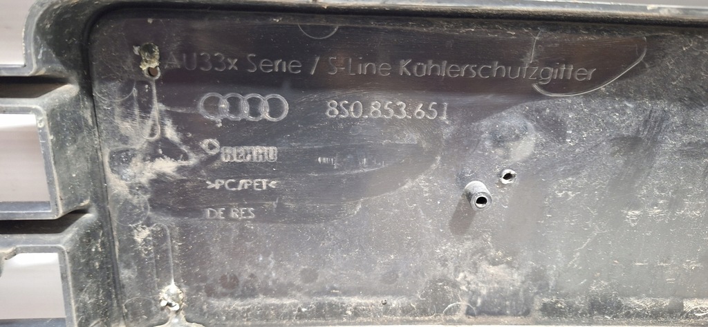 фото №15, Audi tt 8s0 14- бампер передний перед обычный решётка радиатора