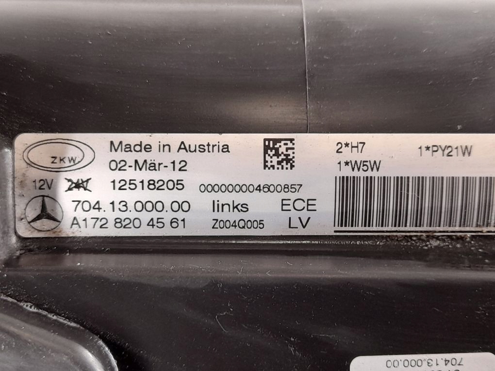 фото №11, Фара ліва сторона mercedes-benz slk r172 1728204561