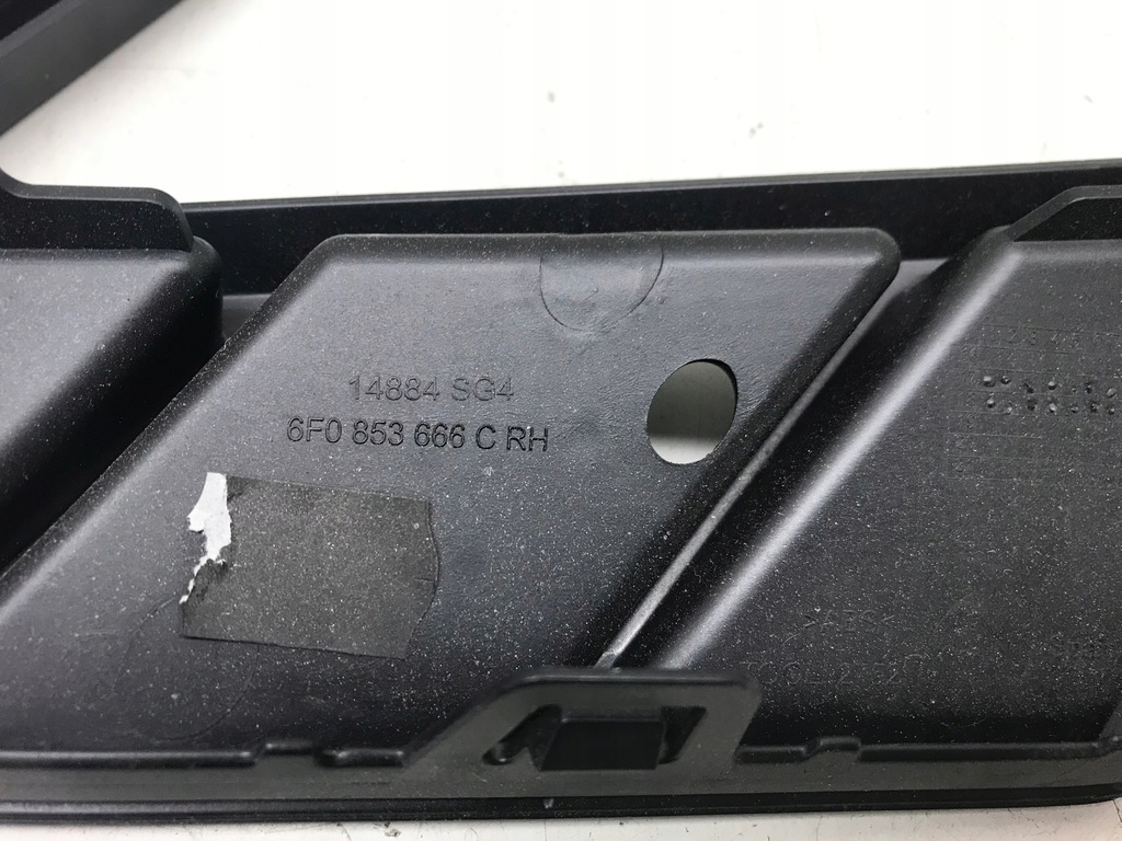 фото №11, Решётка решётка радиатора бампера рамка противотуманной фары правая 6f0853666c seat ibiza v 6f 18r