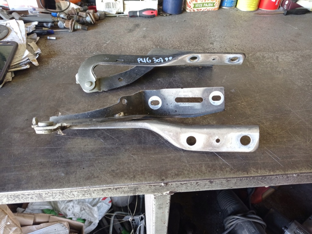 фото №1, Peugeot 307 - петля капот левый правый exld комплект