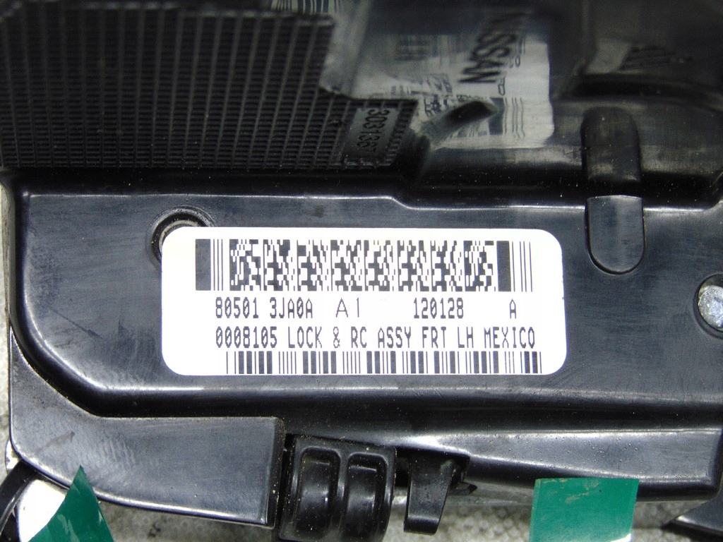 фото №6, Оригинальный замок дверь левый перед infiniti qx60 jx35 6 pin 12-22r