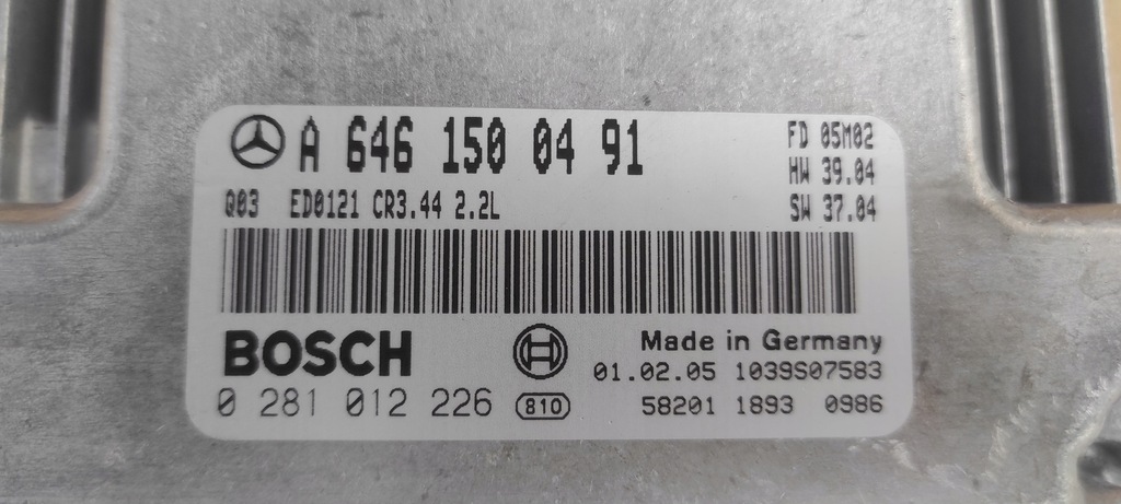 фото №9, Mercedes w211 2.2 cdi бортовий комп'ютер набір стартовий a6461500491