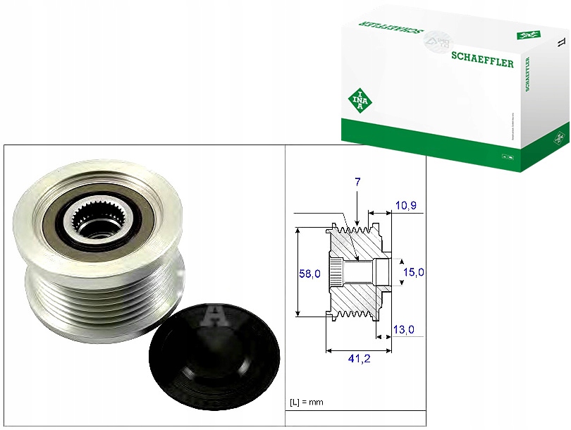 фото №12, Генератор - сцепление односторонний schaeffler ina 535 0173 10