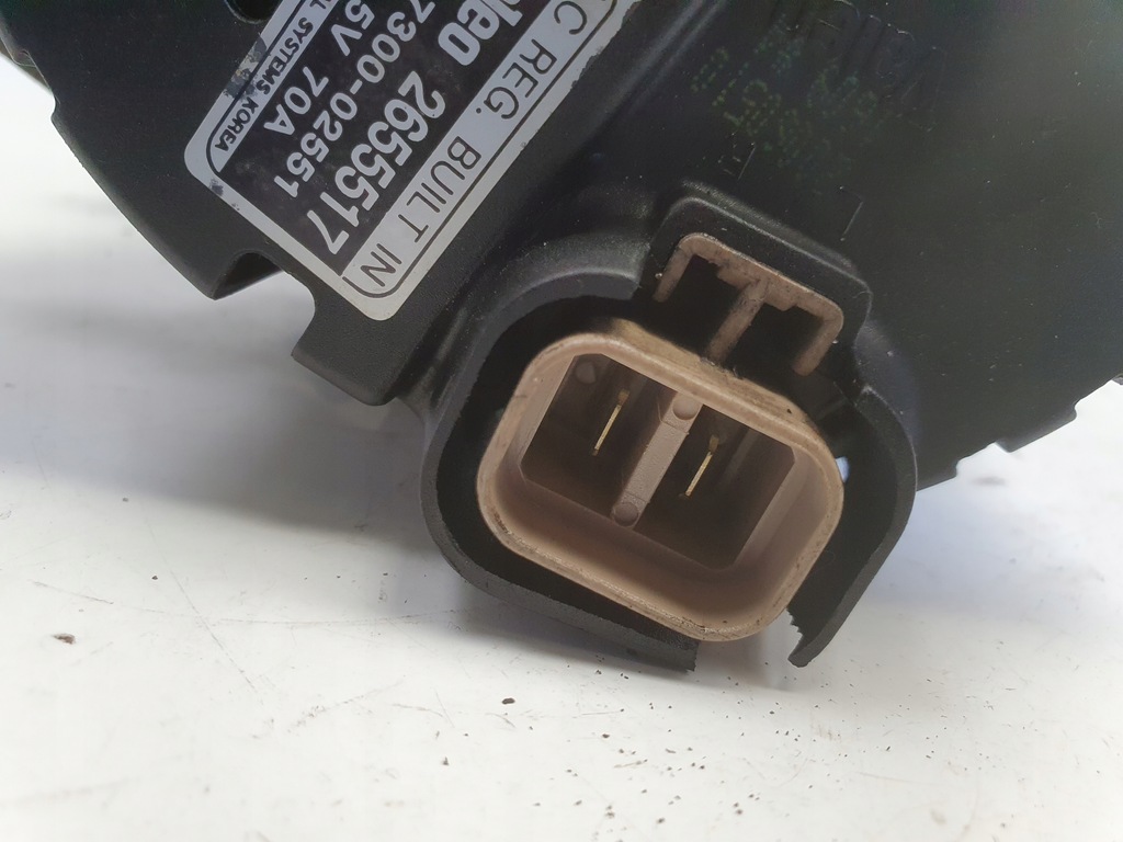 фото №9, Kia picanto i 1.1 12v генератор 2655517 37300-02551 70a