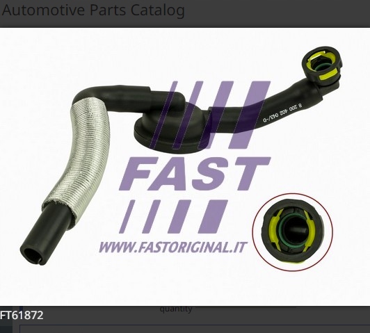 фото №2, Труба вентиляція картера renault master ii 98 2.5 dci