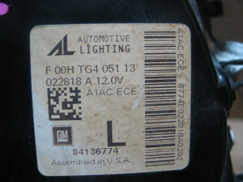 Лампа led левый задний  chevrolet camaro 6 vi 15-18r. 84136774 европа оригинал в Украине