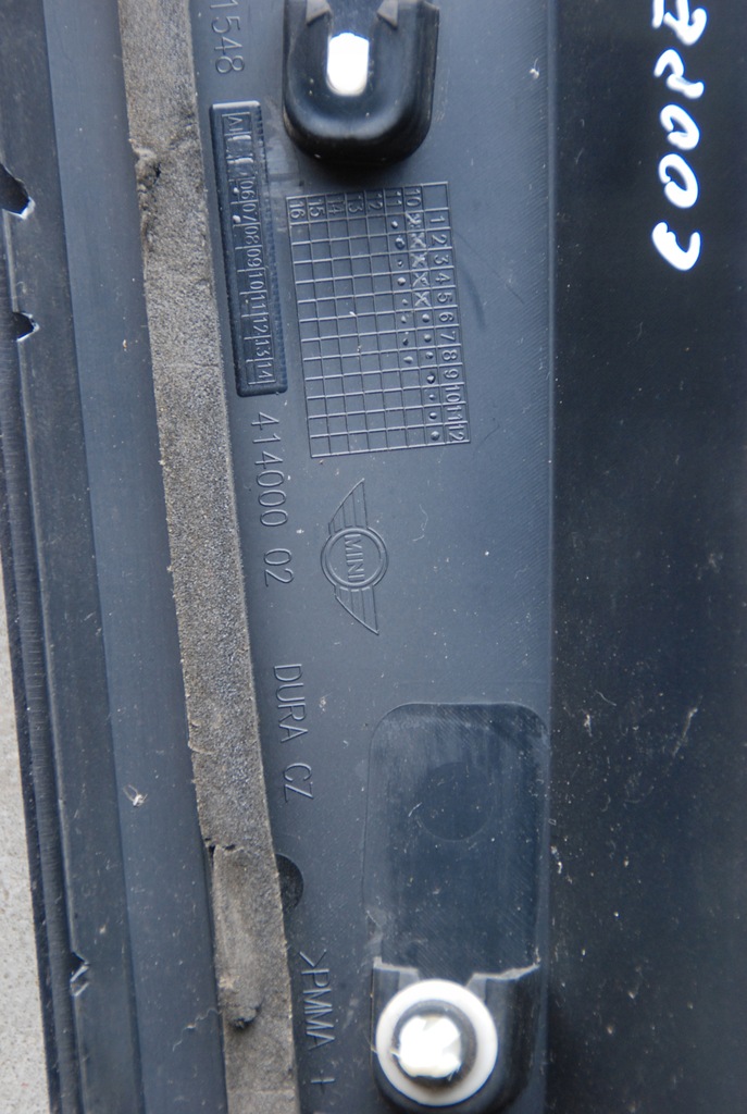 фото №5, Mini cooper countryman молдинг slupkek дах задня