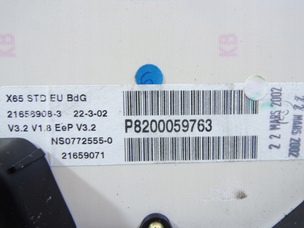 фото №10, Набор стартовый renault clio 2 ii 1.2b 8200162378