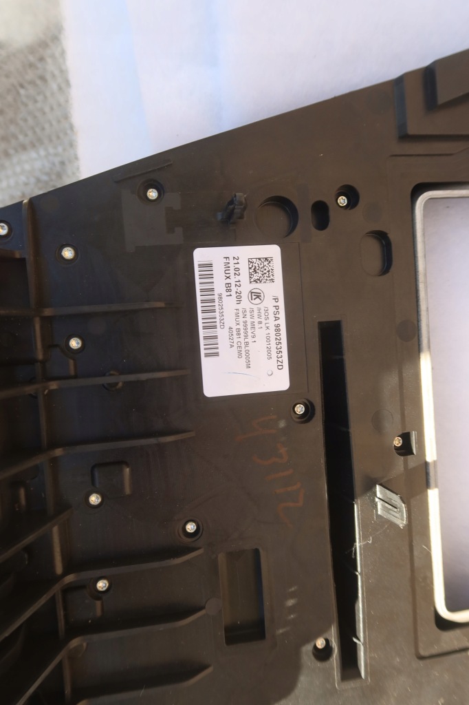 фото №3, Панель радио кондиционера citroen ds5 98025353zd запуск