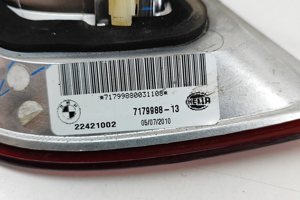 фото №6, Bmw x6 e71 права сторона кришки задній світло задні 7179988 2007 lhd 2413540