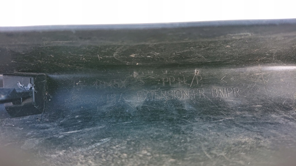 фото №7, Mitsubishi outlander 15- бампер передній спойлер