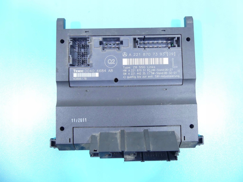 фото №3, Блок управления модуль сиденье lewego mercedes w221