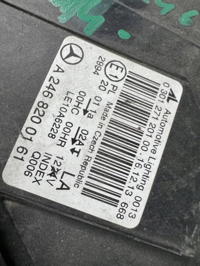 Фара ліва перед mercedes b w 246 11- Ціна