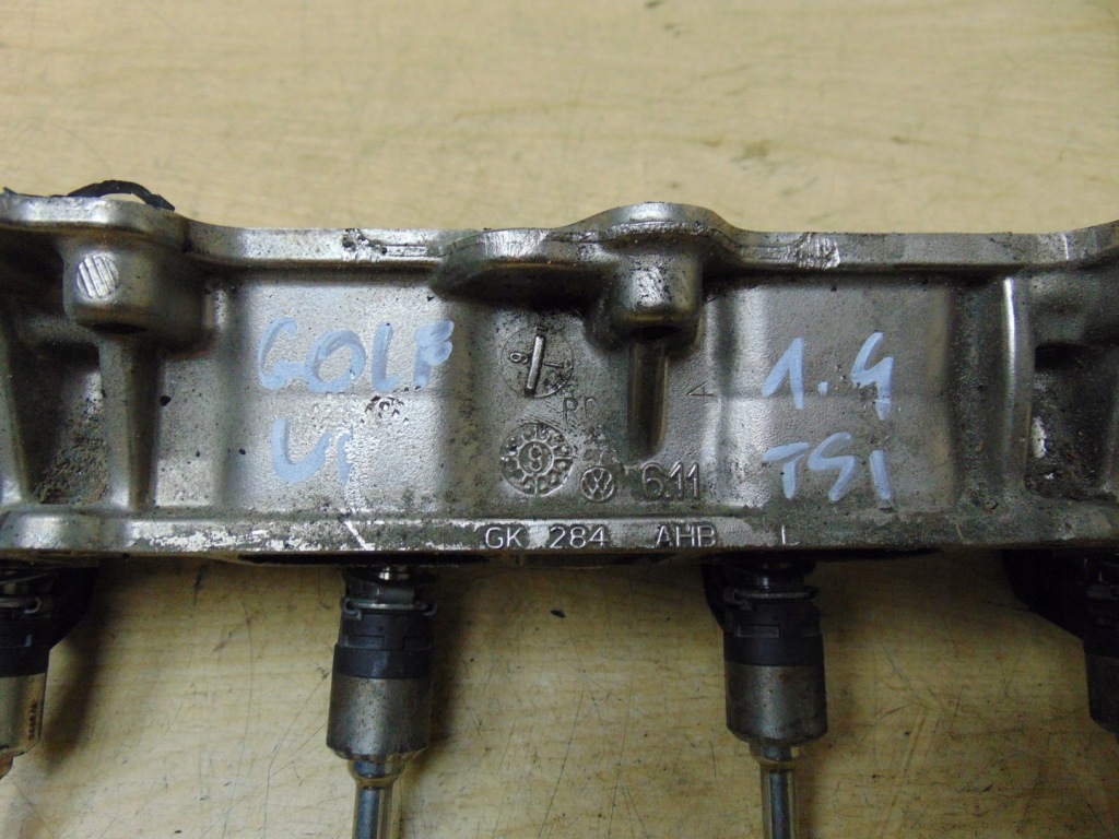 фото №16, Молдинг упорскування + форсунки vw golf vi 1.4 tsi