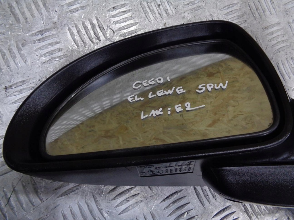 фото №7, Дзеркало ліва 5 pin kia ceed 1 i 2006- лак: e2 87610-1h150 europa