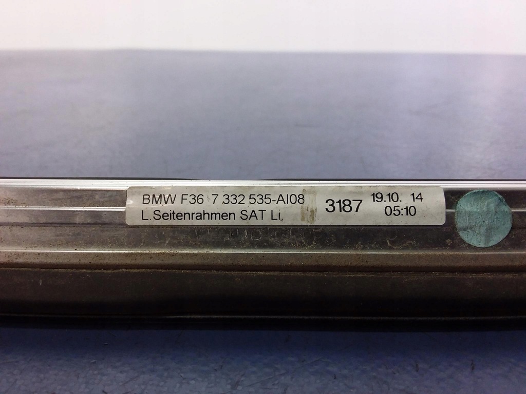 фото №12, Bmw 4 f36 молдинг кузовная кровельная левая czarna