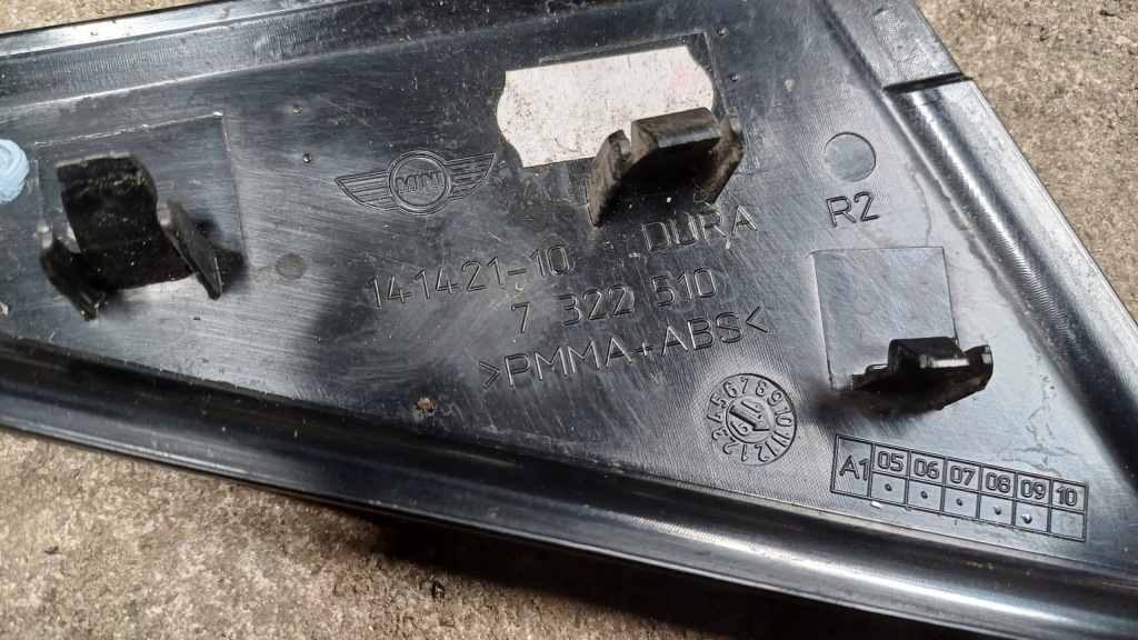 фото №3, Mini cooper f55 заглушка дверь правая передняя 7322510