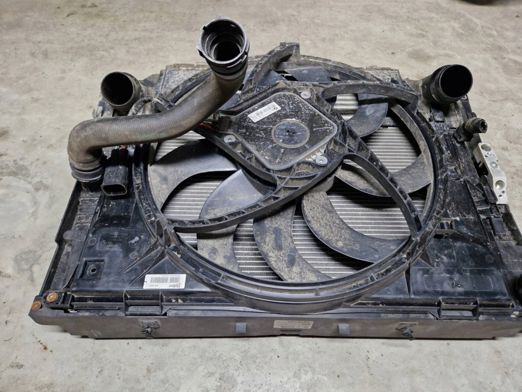 фото №3, Комплект радиатор вентилятор bmw 3 lift