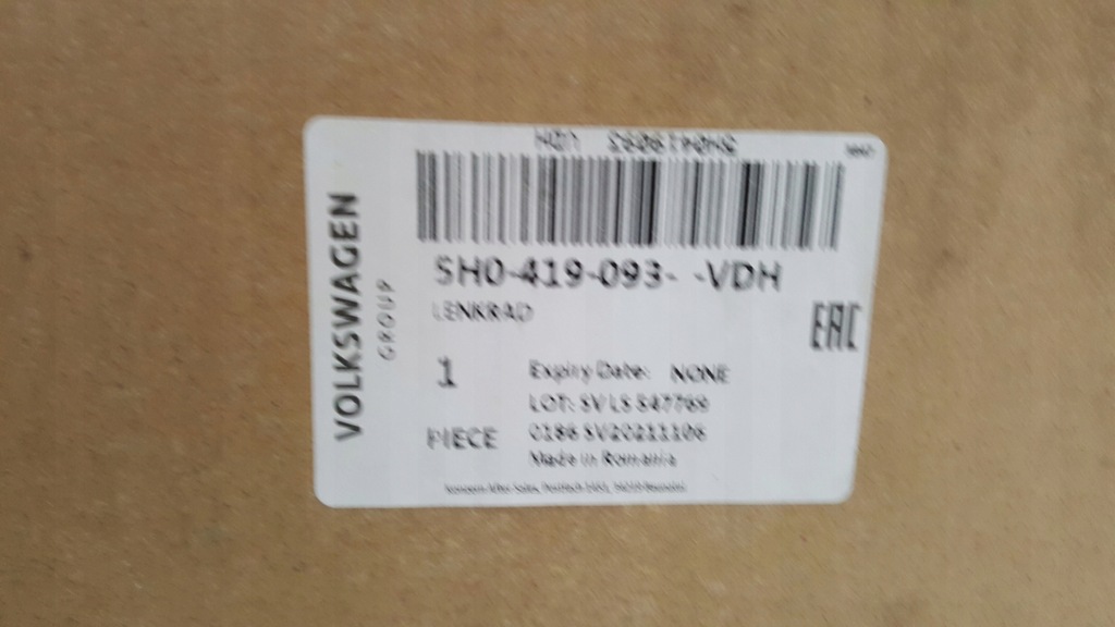 фото №12, Воздуховод vw golf viii 5h0419093 демонтаж