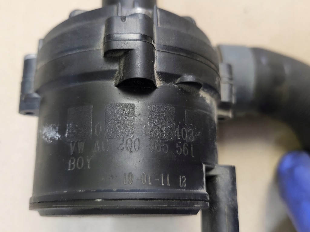 фото №11, Насос wody дополнительная vw golf vii 7 t-roc seat leon skoda audi a3 1.5 tsi оригинальный номер