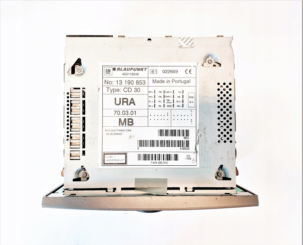 фото №2, Радио заводской 13190853 ura/mb/cs opel corsa