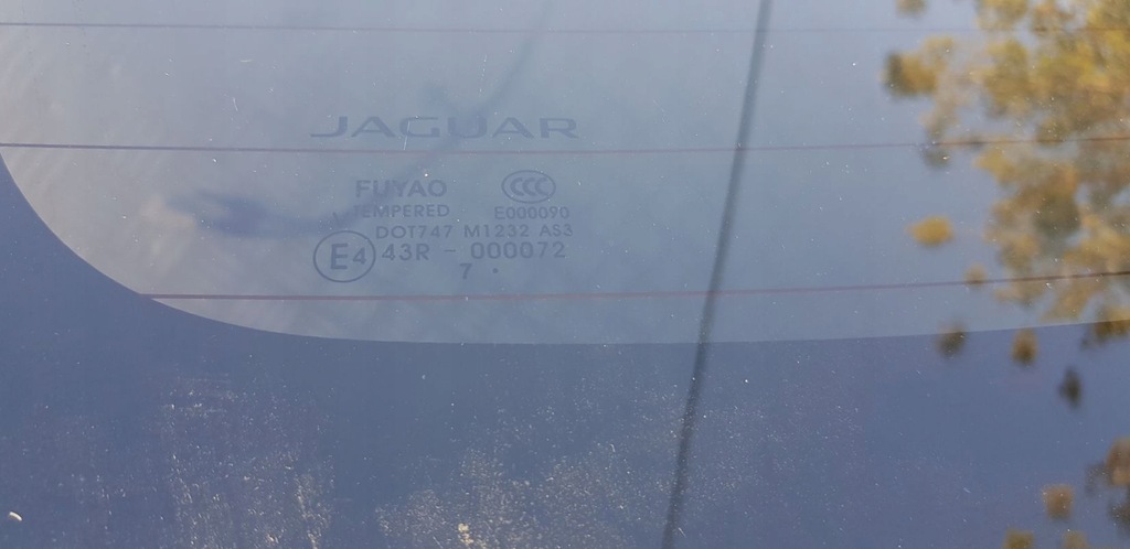 фото №9, Jaguar f-pace f pace x761 крышка багажника задняя задняя стекло 17r as3 rhodium silver