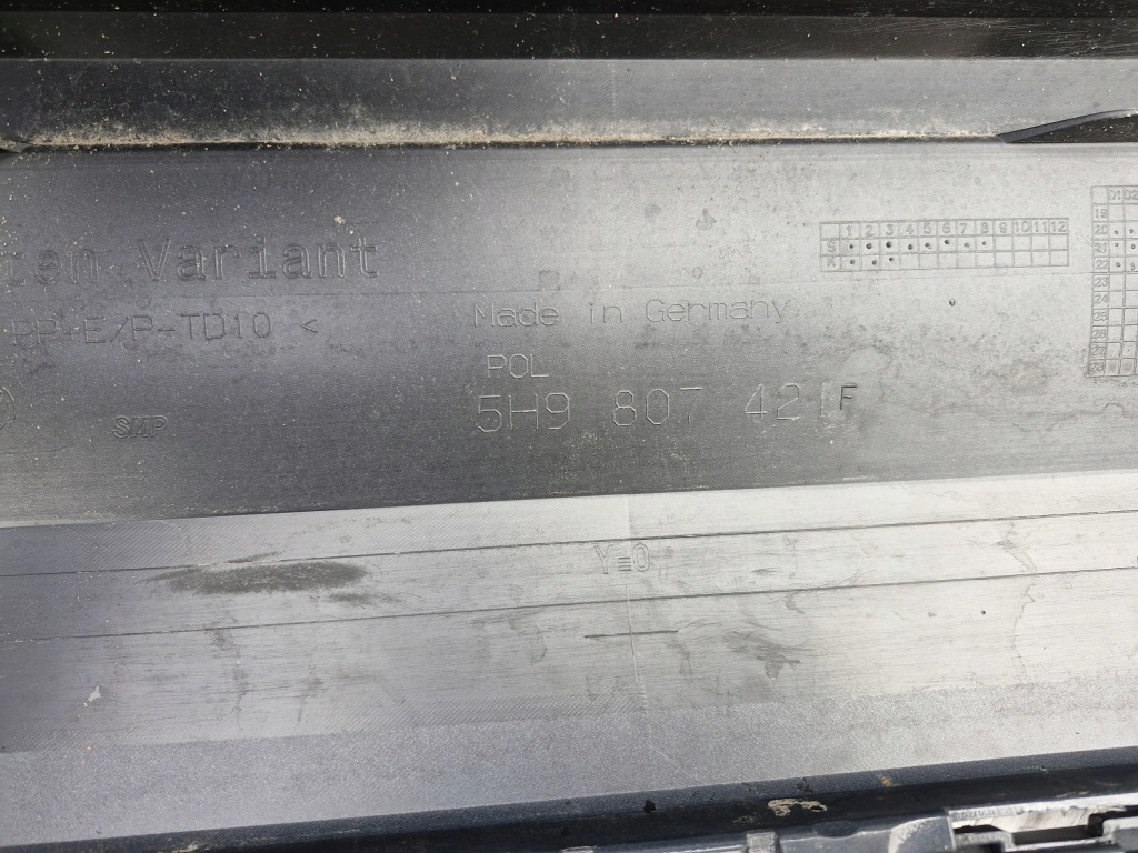 фото №8, Vw golf viii 8 kombi 5h бампер задняя задний 5h9807421f