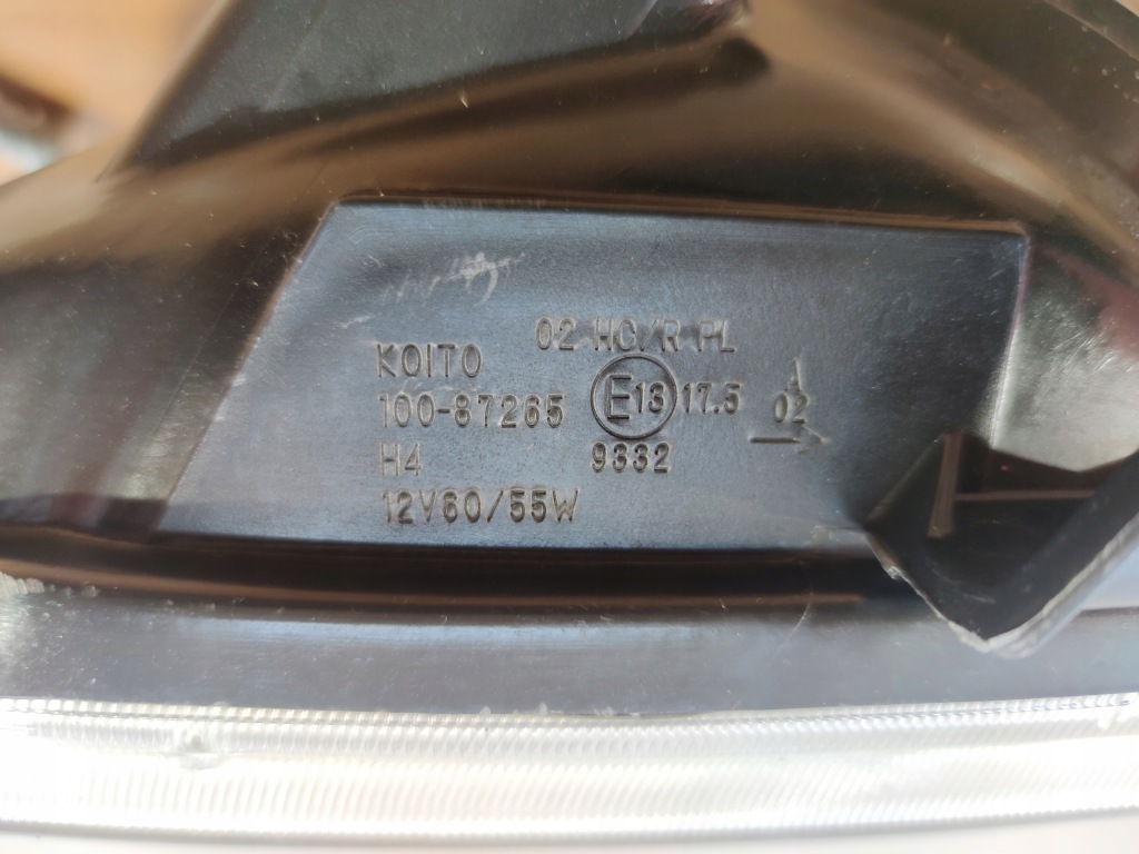 фото №5, Mitsubishi space wagon 98-04 rok левая лампа перед