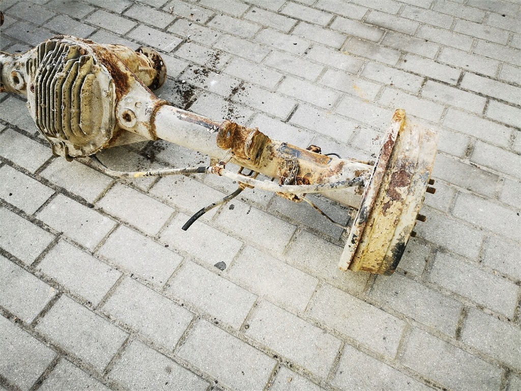 фото №7, Nissan navara d40 2.5 dci міст задня kompletny демонтаж