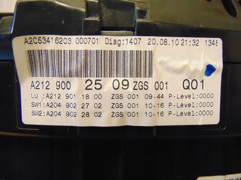 фото №5, Лічильник приладова панель mercedes w212 2.2 a2129002509 europa