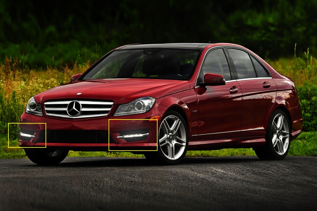 фото №7, Лампа l+p led drl do движение dziennej mercedes w204 w212 r172 a2049068900