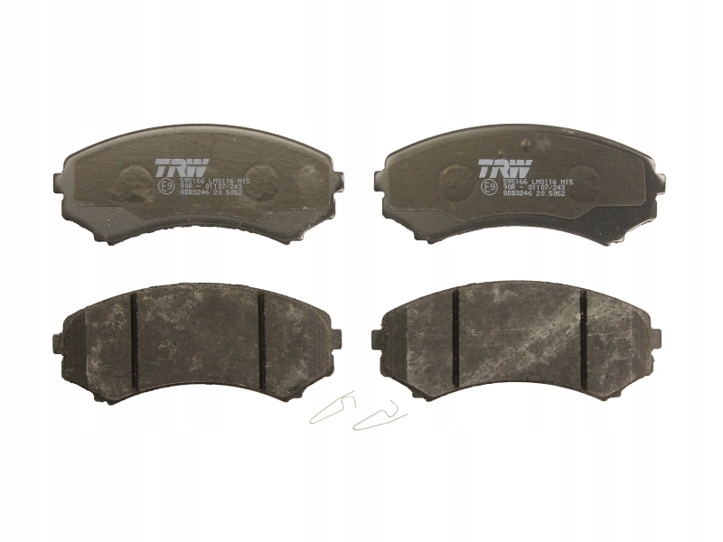 фото №1, Trw gdb3246 набор тормозных колодок тормозных, тормоза дисковые