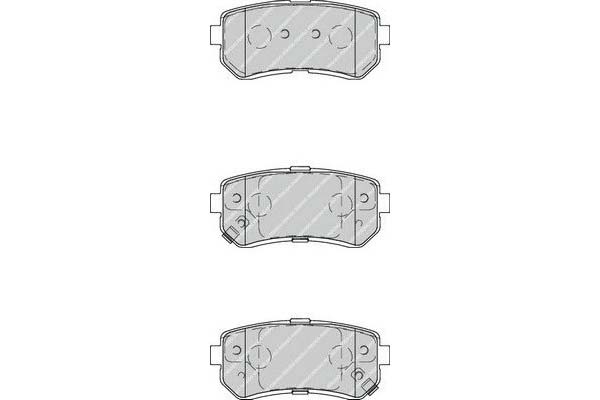 фото №1, Ferodo тормозные колодки тормозные hyundai accent iv i20 i30