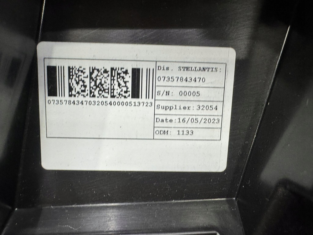 фото №7, Консоль панель приладів приладова fiat 600 07357843470