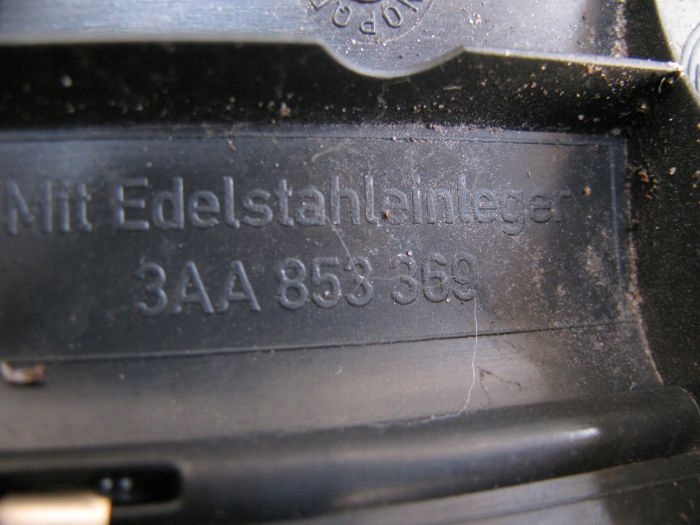 фото №11, Vw passat b7 r-line молдинг поріг 3aa853369p