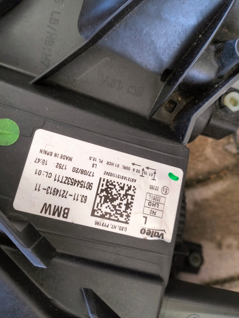 фото №7, Лампа лампи передня перед ліва права bmw 1 f40