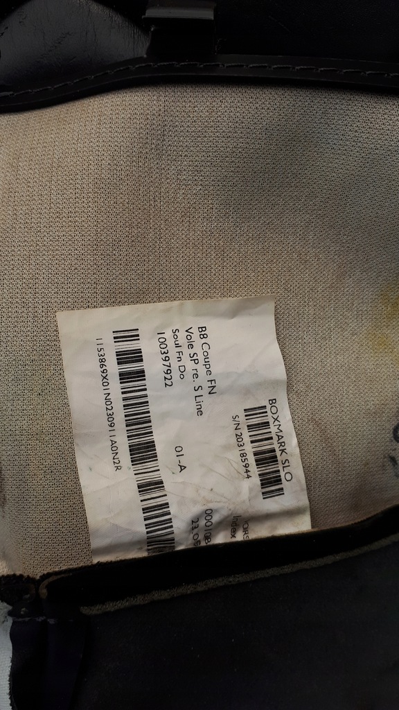 фото №15, A5 8t s5 lift шкіра сидіння правий перед coupe czarna s line