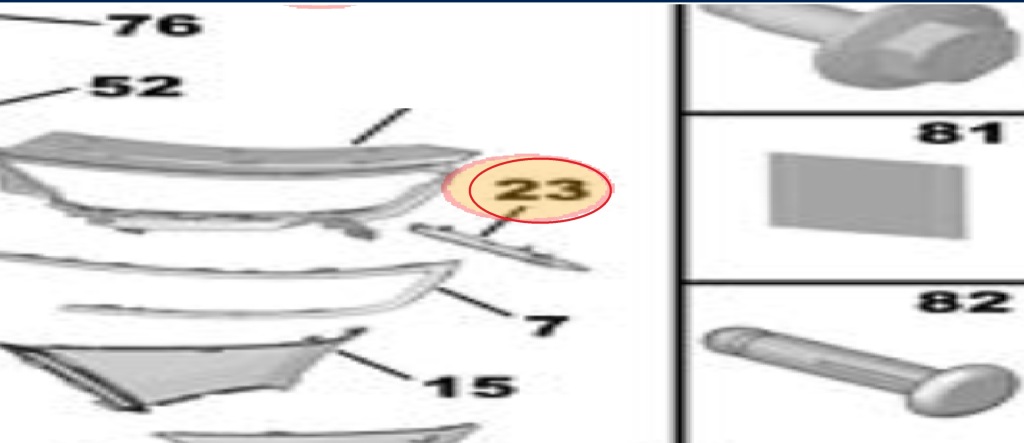 Купити Новий напрямна кронштейн бампера перед mokka ii 20-