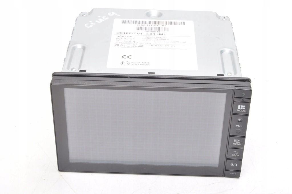 фото №1, Honda civic ix радіо навігація 39100-tv1-e31-m1