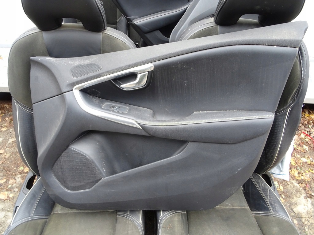 фото №13, Volvo v4o ii сиденья заднее сиденье обшивки комплект r-design