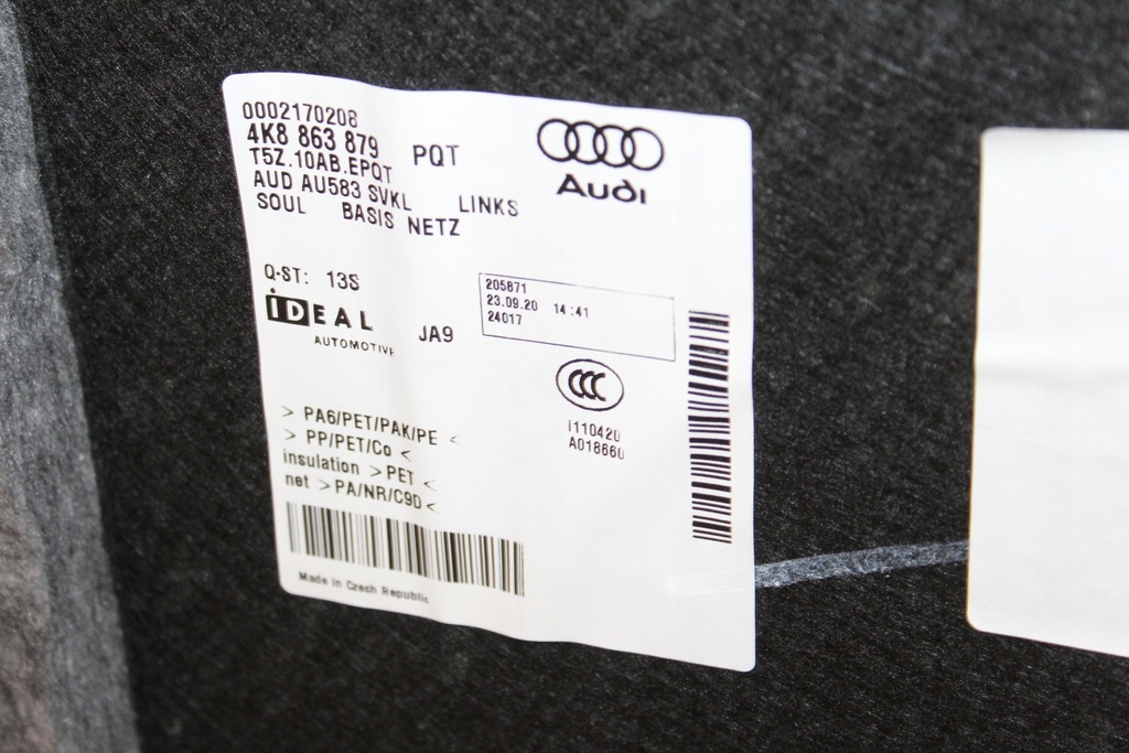 фото №7, Пол обшивка багажника комплект audi a7 4k