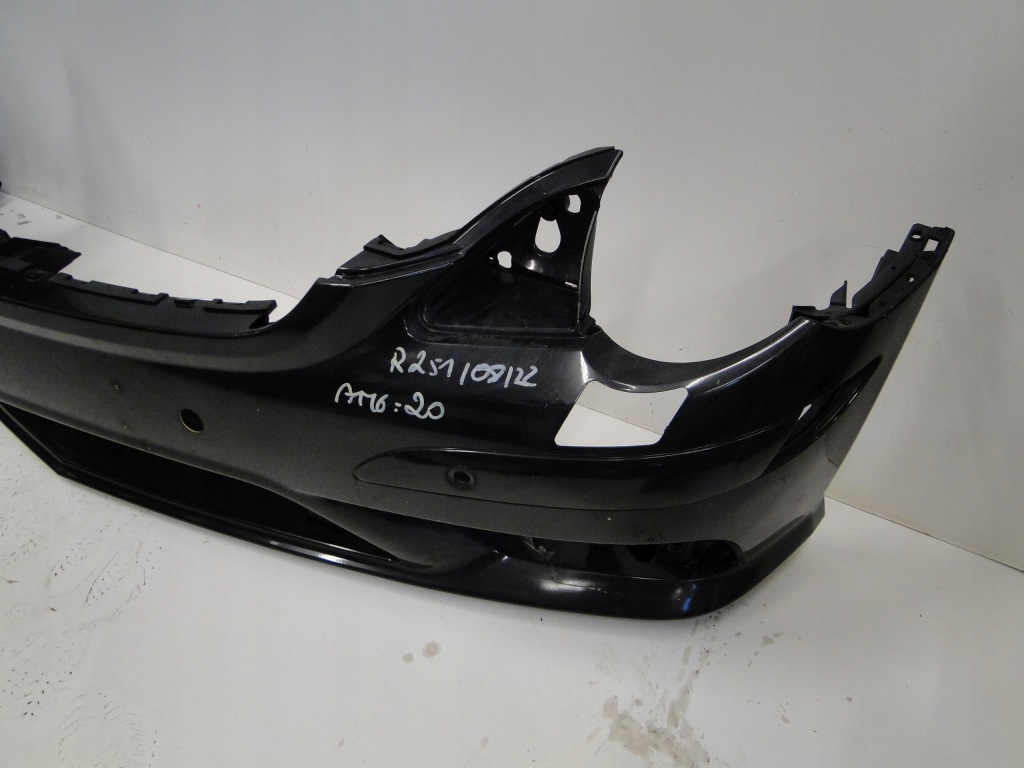 фото №4, Mercedes r klasa 251 w251 бампер передній amg sprysk pts